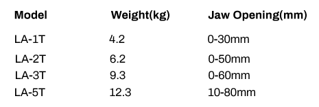 LA横吊参数