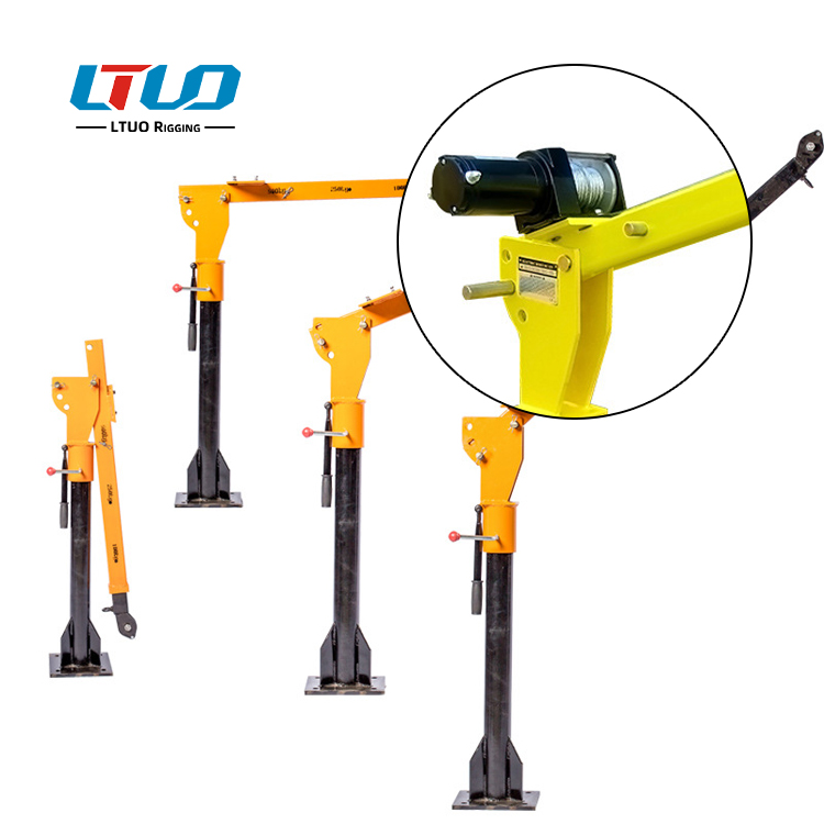 Small crane with car small household mobile crane to lift electromechanical steam  Truck crane