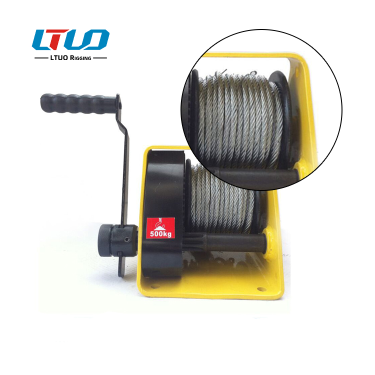 Heavy side winch