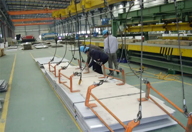 Steel plate tongs